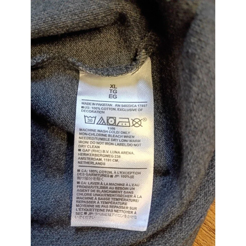 Banana Republic Pique Polo XL Charcoal